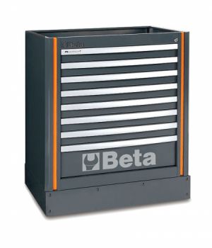 Beta C55M8 Pevný modul s 8 zásuvkami pro kombinované dílenské vybavení, skříňka na nářadí pro dílenský ponk Beta racing RSC55