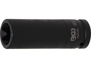 hlavice torx E30 prodloužená kovaná, Ořech E30