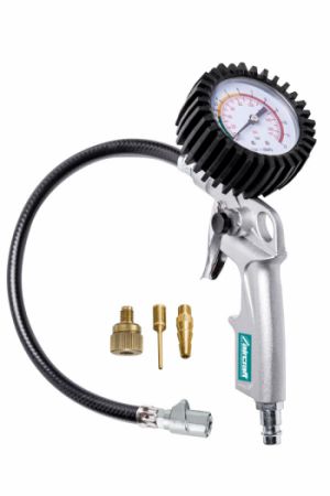 Pneuhustič profi s rychloupínací koncovkou Quick-Lock, plnič pneumatik se speciální koncovkou 