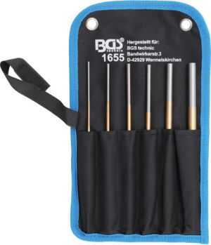 vyražeč závlaček a čepů prodloužený  3mm - 4mm - 5mm - 6mm - 8 mm- 10mm  Sada dlouhých vyrážečů závlaček 200 mm  3 - 10 mm 6dílná