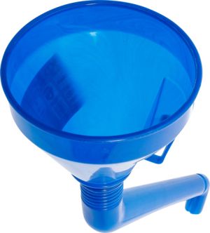 Plastový trychtýř se zahnutou hubicí průměr 145 mm 