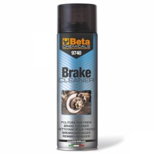 čistič brzd sprej 500ml průmyslový Beta 9740, odmašťovací sprej 500ml na brzdy apodobné odmašťování kovů,  Brake Cleaner Beta 