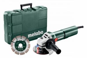 Úhlová bruska 125mm 1100W  Metabo v setu s kufrem a diamantovým kotoučem, profi  úhlovka 125mm Metabo 603614510