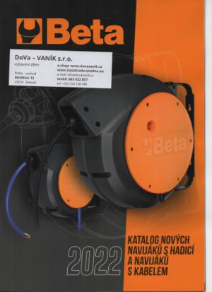 katalog bubnových navijáků na stlačený vzduch a elektřinu Beta Tools 