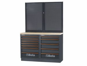 Ponk s dřevěnou pracovní deskou pro sestavu dílenského nábytku C45PRO 2.0 BPW, 4500/C45PRO/2.0/BPW-1.3