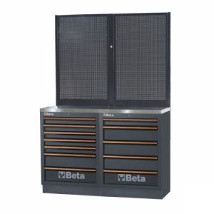 Ponk z mdf a nerezové oceli pro sestavu dílenského nábytku C45PRO 2.0 BPX-1,3, 4500/C45PRO2.0/BPX-1.3
