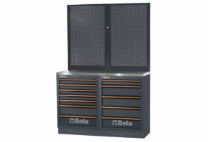 Ponk z mdf a nerezové oceli pro sestavu dílenského nábytku C45PRO 2.0 BPX-1,3, 4500/C45PRO2.0/BPX-1.3
