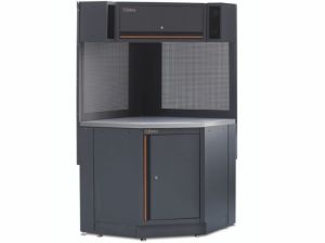 Rohový díl pro sestavu dílenského nábytku s nerez deskou C45PRO 2.0 CORNER/X, 4500/C45PRO2.0/CORNER/X