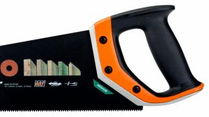 profi pila pro řezání středně tlustých dřevěných materiálů Bahco 2600-19-XT-HP, profi švédská pila na dřevo a dřevěné desky BAHCO Superior 