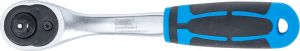Přepínací ráčna jemně ozubená 1/4", 3/8", 1/2"  BGS ráčna na golu s vyhnutou rukojetí