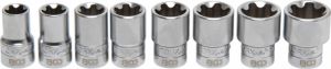 obrácený Torx plus  T Plus 18EP - 20EP - 22EP - 24EP - 26EP - 28EP - 30EP - 32EP Sada nástrčných hlavic T EP