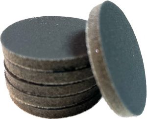 Brusný měkký flexi kotouč pr.50mm hrubosti P1000 - P2000 pro jemné broušení, jemný brusný kotouček se suchým zipem