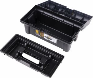 Box na nářadí plastový velký 415x220x190mm  16", plastový box na nářadí délka 415mm