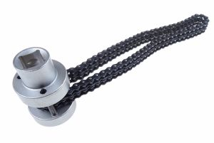 Klíč na olejové filtry s dvojitým řetězem 1/2", rozsah 73-170mm