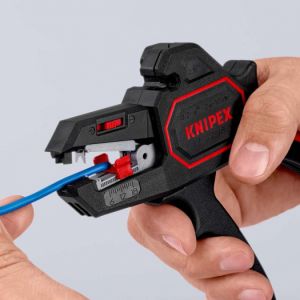 Kleště odizolovací automatické 0,2-6mm2 knipex profi odisolovačky pistolové na kabely