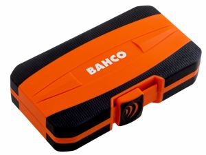 Sada bitů 1/4" PZ/PH/plochý/TORX/HEX a nástrčných hlavic s magnetem s ráčnovou rukojetí - 35ks  Bahco profi sada šroubovákú bitů s ráčnou 