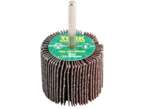 Vějířové kotouče P60 P80 6mm stopka, 60x20mm,stopkový lamelový smirkový kotouč