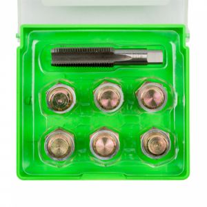Sada pro opravu závitů olejových van M14x1,5 na M15x1,5mm 6ks zátek. oprava strženého závitu vypouštěcího závitu olejové vany 