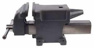 Svěrák 150mm s kovadlinou, svěrák dílenský pro použití i jako kovadlina, Kovadlina se svěrákem čelisti 155mm váha 18,3kg