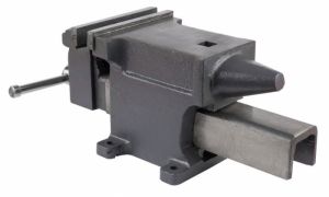 Svěrák 150mm s kovadlinou, svěrák dílenský pro použití i jako kovadlina, Kovadlina se svěrákem čelisti 155mm váha 18,3kg