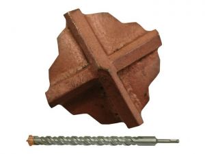 Vrták 5mm čtyřbřitý do betonu SDS+, VRTÁK SDS PLUS 4 BŘITÝ 5X160/95 SDS+ , vrták do betonu armovaného betonu SDS+ 5mm 160mm délka 