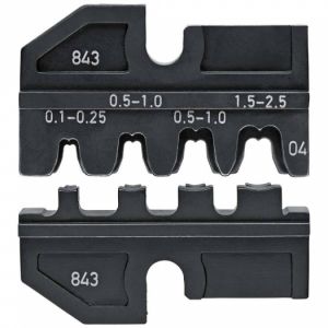 Kleště lisovací na mini neizolované konektory 0,1 - 2,5 mm2  AWG 27 - 13 KNIPEX PreciForce, krimplovací kleště na malé neisolované konektory zabalovací 