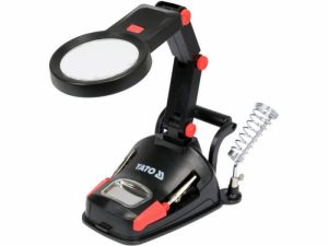Držák "třetí ruka" s LED lupou, 