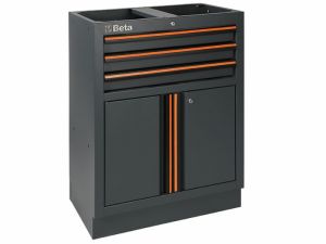 Dvoudveřový modul se 3 zásuvkami pro sestavu dílenského nábytku Beta C45PRO C45PRO M3A