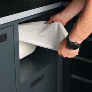 odpadkový koš s držákem papíru pro sestavu dílenského profi nábytku Beta Pevný servisní modul pro dílenský nábytek BETA RSC50 2.0 MS-2C RSC50/2.0/MS-2C