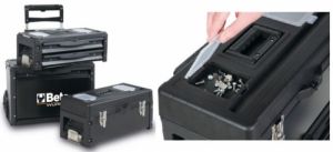 Vozík basička na nářadí se 3 moduly a sadou 251 kusů nářadí pro všeobecnou údržbu Beta BW4300E/21, profi sada nářadí v mobilním vozíku boxu Beta se servisní techniky i domácnosti