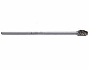 dlouhý rotační pilník 17cm válcová Technická fréza válcová čelní TK E 12x22mm 6x175mm 6mm stopka
