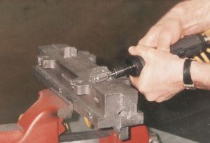 Karbidová fréza obrysová 6x16mm kónická, vrcholový úhel 14°, rotační pilník kuželový do vrtačky kolíkové brusky profi karbidový