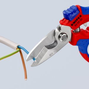 speciální Úhlové elektrikářské nůžky knipex, lisovací a stříhací elektrikářské nůžky profi Knipex