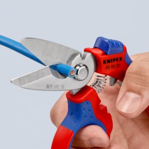 speciální Úhlové elektrikářské nůžky knipex, lisovací a stříhací elektrikářské nůžky profi Knipex