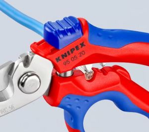 speciální Úhlové elektrikářské nůžky knipex, lisovací a stříhací elektrikářské nůžky profi Knipex