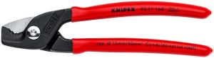 Nůžky na kabely papoušci , Kabelové nůžky 160mm, štípací kleště na lkabely Knipex e zubatou č.elisí 
