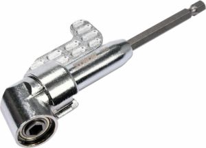 Úhlový nástavec pro šroubováky bity 1/4", úhlový adaptét pro aku šroubovák vrtačku na šroubováky bity 