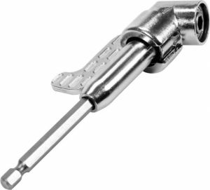Úhlový nástavec pro šroubováky bity 1/4", úhlový adaptét pro aku šroubovák vrtačku na šroubováky bity 