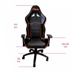 kancelářské křeslo Racing BETA 9563U, kancelářské křeslo MOTO GP Beta Tools, kancelářské křeslo jako dárek pro motorkáře 