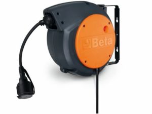 Automatický naviják 15m s elektrickým kabelem 3Gx1.5 mm² a zásuvkou SCHUKO BETA 1844SCK 15-H05/SCK