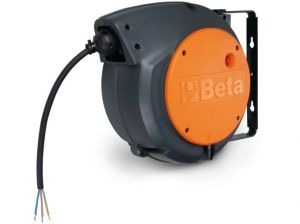 Automatický naviják na zeď s elektrickým kabelem 3Gx1.5 mm² BETA 1844 10-H05 15-H05 30-H05 10m 15m 30m, profesionální dílenský naviják s kabelem Beta tools