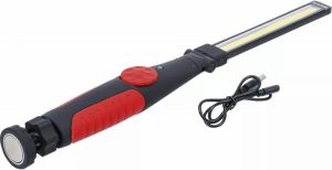 pracovní Akumulátorová LED polohovací lampa 5W štíhlá s magnetem BGS