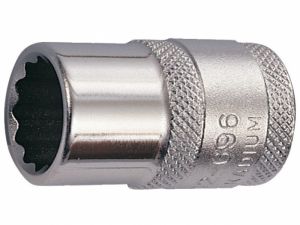 3/8" Hlavice palcová 12-hranná, ořech inch palcový rozměr na střední golu 3/8" 12- hranný, Hlavice nástrčné 12- hranné 3/8" AF palcové
