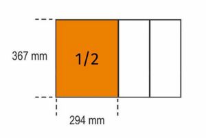 Prázdný modul BETA MV87 na golu 1/2" k modulu M83, vložka na 1/2 golu do vozíků a ponků Beta Tools