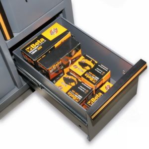 dílenská skříňka s držákem aku nářadí dobíjecí stanice pro sestavy Beta C45pro Pevný modul pro dobíjení dílenského elektrického nářadí  C45PRO2.0/MRE