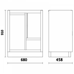 dílenská skříňka s držákem aku nářadí dobíjecí stanice pro sestavy Beta C45pro Pevný modul pro dobíjení dílenského elektrického nářadí  C45PRO2.0/MRE