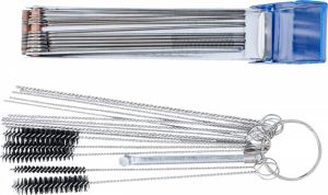 Sada nástrojů pro čištění trysek karburátoru 16ks, sada čistících jehel a kartáčků na trysky od 0,4mm do 7mm,