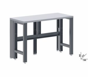 Pracovní stůl s nerez deskou pro kombinaci dílenského vybavení BETA C455PRO 2.0 BLX C45PRO2.0/BLX