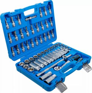 3/8" gola BGS sada 61ks v kufru , střední sada gola 3/8" dílenské provedení BGS 