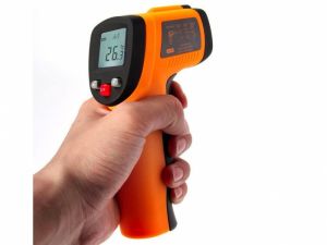 Infračervený laserový bezdotykový teploměr -50°C až +380°C (-58–716°F)